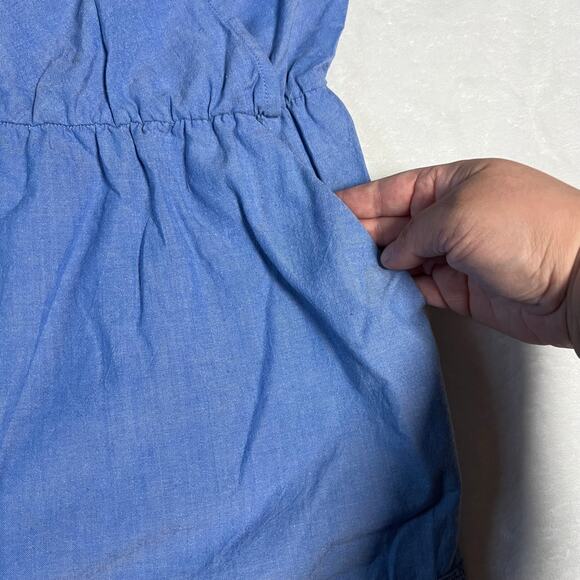 Women's Sleeveless V-Neck Romper Playsuit Size Small Casual Summer Lightweight - Picture 4 of 10